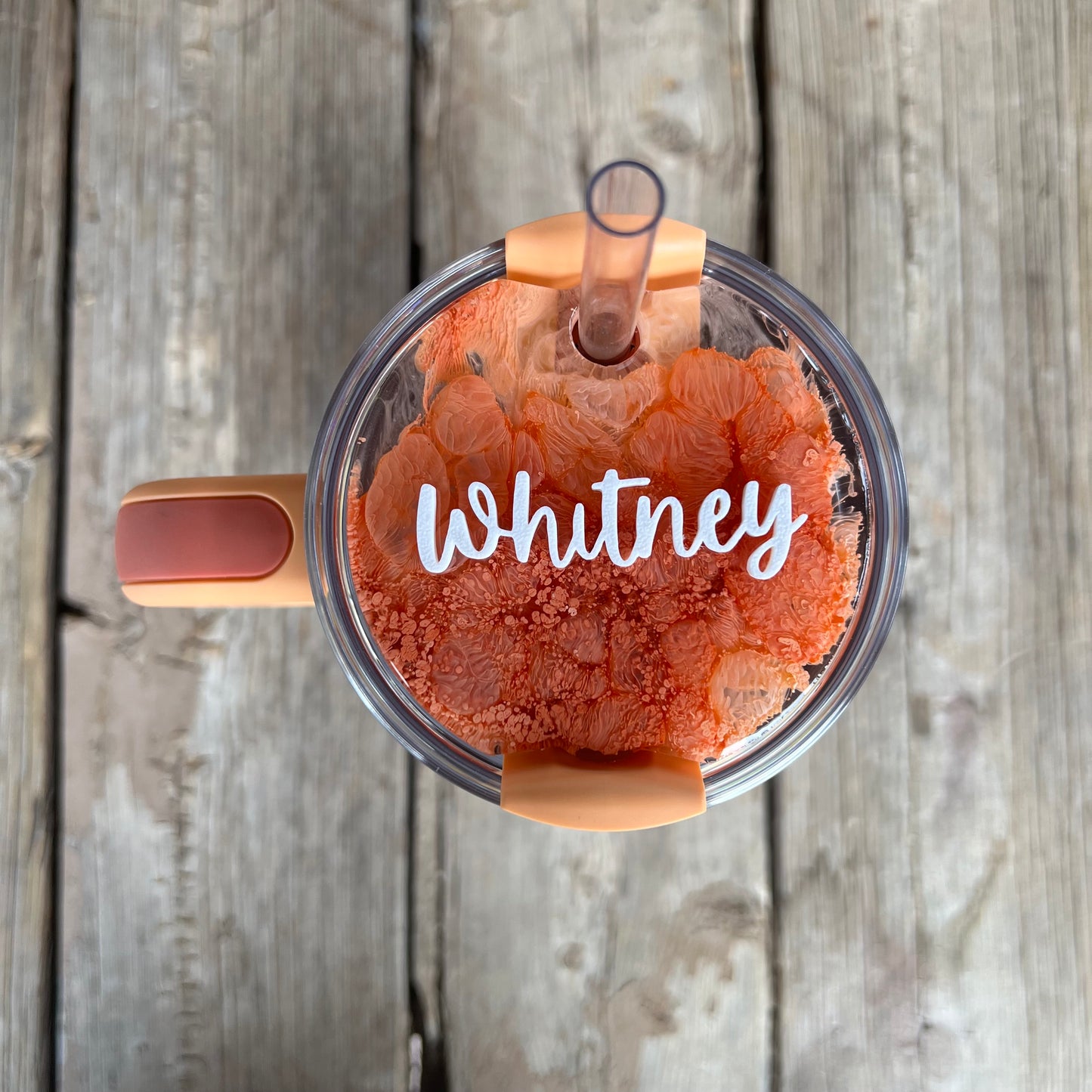 Bellini Shimmer Petri Resin Stanley Lid Topper | 30oz & 40oz