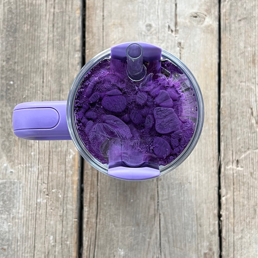 Dahlia Shimmer Resin Stanley Lid Topper | 20oz, 30oz & 40oz