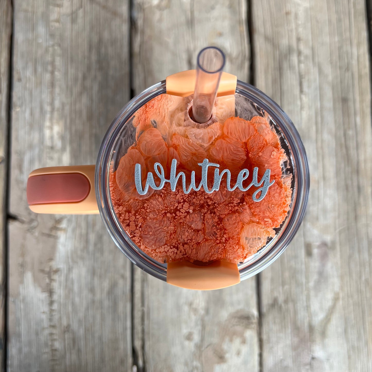 Bellini Shimmer Petri Resin Stanley Lid Topper | 30oz & 40oz