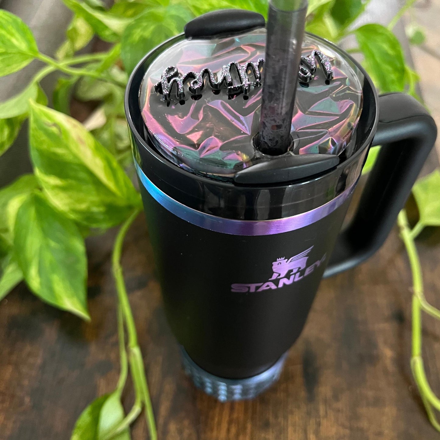 Custom Stanley Lid Topper | Chroma Stanley | Duo chrome Resin Custom Stanley Lid | Fits 30oz / 40oz