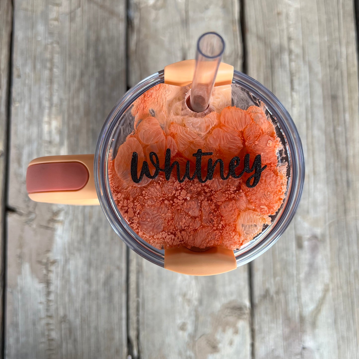 Bellini Shimmer Petri Resin Stanley Lid Topper | 30oz & 40oz