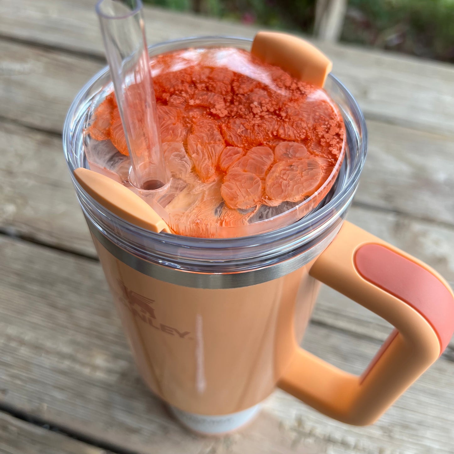 Bellini Shimmer Petri Resin Stanley Lid Topper | 30oz & 40oz