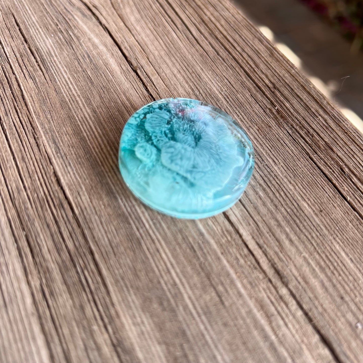 1.5” Blues Petri Resin Magnet | 3 for $12 | Petrified Clouds