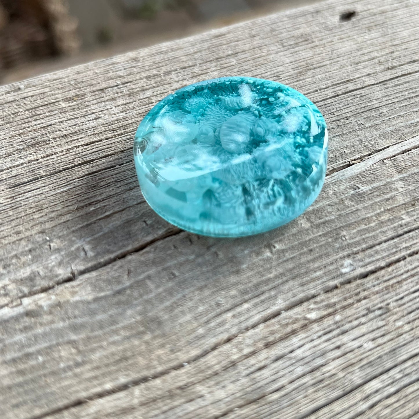 1.5” Blues Petri Resin Magnet | 3 for $12 | Petrified Clouds